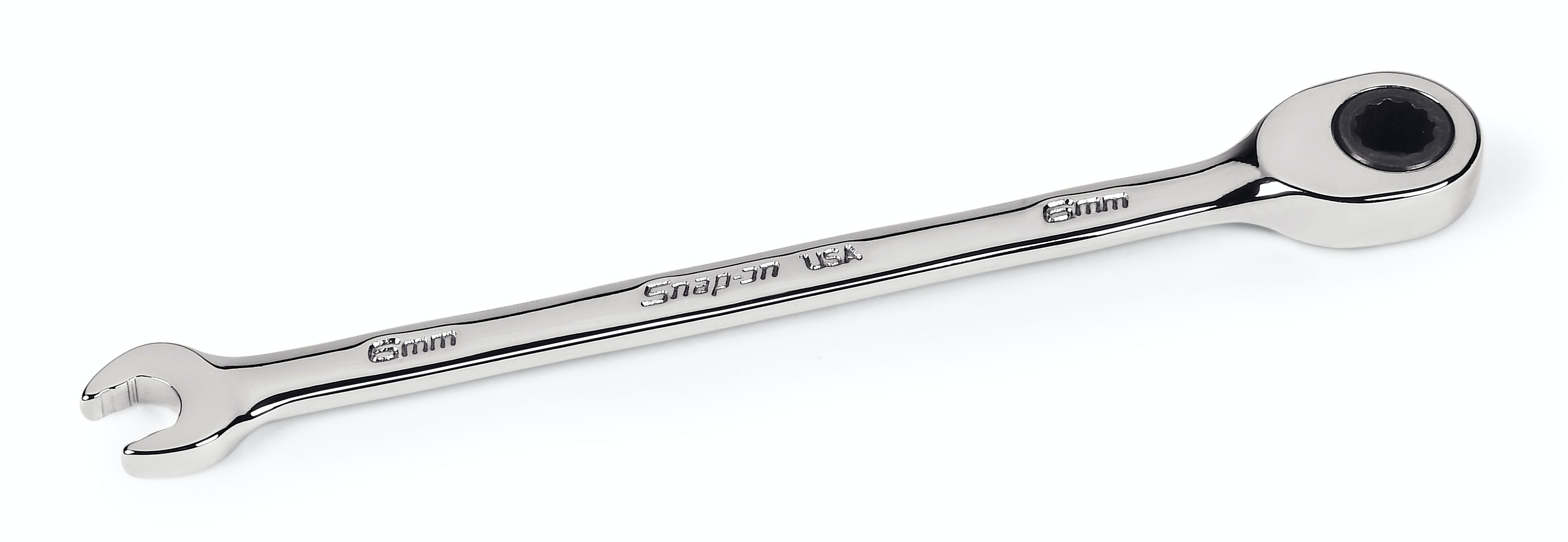 6 mm 12-Point Metric Flank Drive® Plus 0° Offset Non-Reversing Ratcheting Combination Wrench | SOXRM6 6 mm 12-Point Metric Flank Drive® Plus 0° Offset Non-Reversing Ratcheting Combination Wrench | SOXRM6